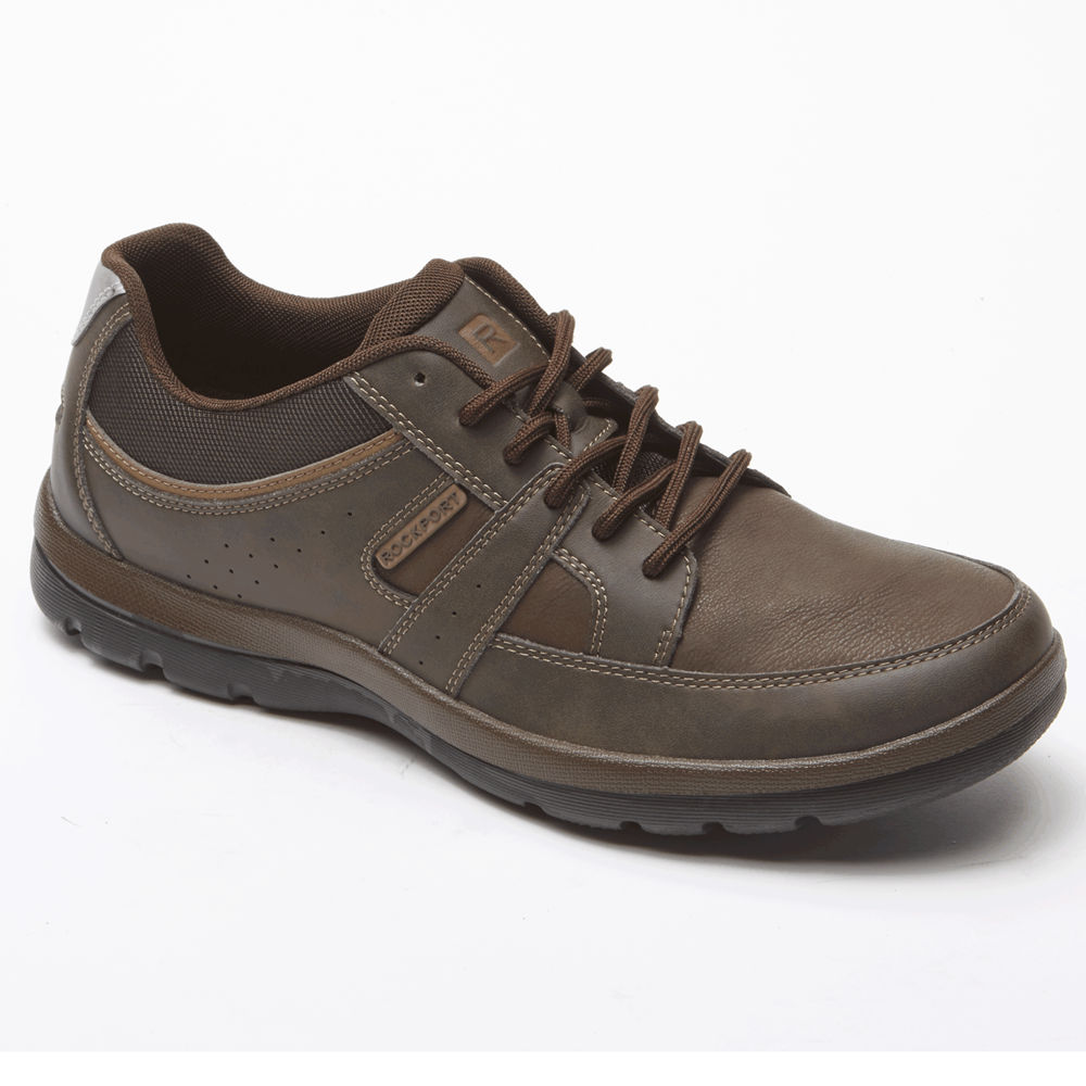 Rockport Mens Sneakers Brown - Get Your Kicks Blucher - UK 571-PXGDOQ